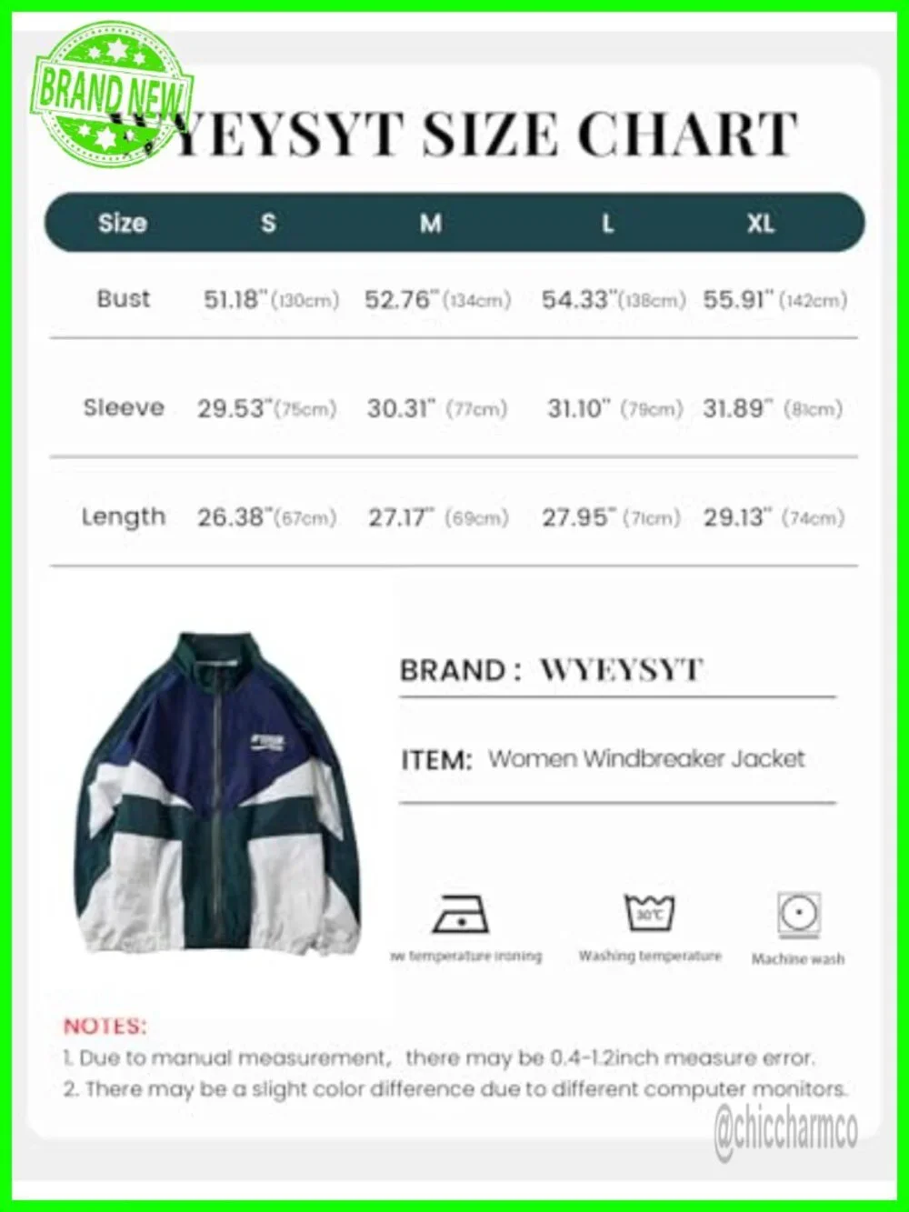 Women's Oversized Windbreaker Jacket Y2K Colorblock Varsity Zip Up Long Sleeve